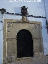 Casa de la Plaza de Carvajal n 8. Portada