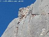 Castillo Viejo de Santa Catalina. Afloramiento de restos originales