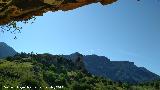 Castillo de Otiar. Desde el Abrigo de Otiar Viejo