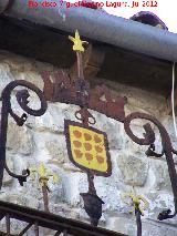 Casa del Ladrn de Guevara. Escudo de reja