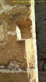 Torre del Castilln. Detalle y marca de cantero