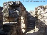 Cstulo. Letrinas. Escaleras de acceso