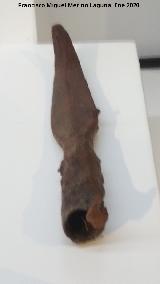 Palacio ibero del Cerro de la Merced. Lanza. Exposici�n en el Museo Ibero de Ja�n