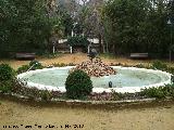 Fuente de los Jardines de Jabalcuz. Parte trasera