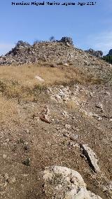 Isla del Quiebrajano. En sequa