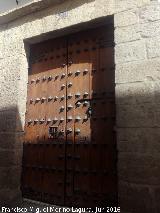 Palacio de Mara Contreras Leiva y Biedma Iranzo. Puerta de clavazn