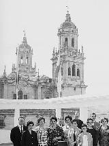 Catedral de Jan. Foto antigua. Desde la azotea de Tejidos Gangas