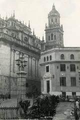 Foto antigua de Roselló Catedral de Jaén. Foto antigua de Roselló