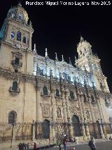 Catedral de Jan. Fachada. Iluminacin nocturna