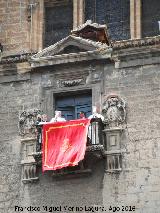 Catedral de Jan. Fachada gtica. Balcn adornado para la Obstensin del Santo Rostro