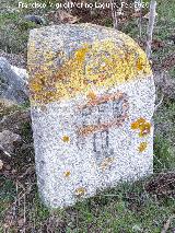 Control de Siete Fuentes. Hito kilom�trico