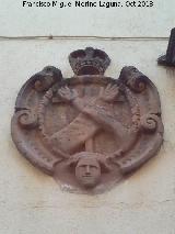 Casa de la Calle Calancha n 6. Escudo izquierdo