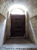 Catedral de Jan. Stanos. Puerta de las escaleras de la lonja desde el interior