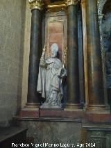 Catedral de Jan. Capilla de San Eufrasio. Escultura izquierda