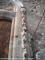 Castillo de La Guardia. Puerta de Acceso. Cadena