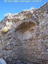 Castillo de La Guardia. Muralla. Detalle del adarve