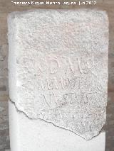 Iglesia de la Magdalena. Inscripcin romana