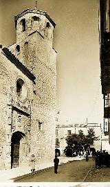 Iglesia de la Magdalena. Foto antigua. Archivo IEG