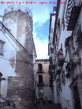 Muralla de Jan. Torren cilndrico del Portillo de San Sebastin. Lugar donde estuvo el Portillo de San Sebastin