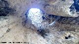 Cueva del Tercero. Chimenea