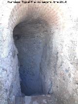 Castillo de San Miguel. Torreones del Nordeste. Pasillo en el tapial