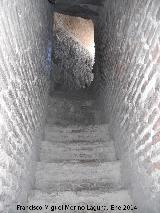 Castillo de San Miguel. Torreones del Nordeste. Escaleras de ladrillo