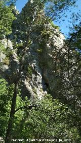 Barranco de los Corzos. Paredes rocosas