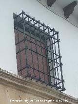 Casa de la Calle Conde Mejorada n 43. Reja de rosetas