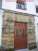 Casa de la Calle San Juan Bautista n 12. Portada