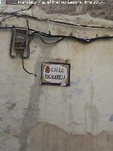 Calle Escalerillas. Placa