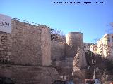 Muralla de Jan. Lienzo desaparecido del Torren Cilindrico al Torren D. Destruido para el paso de camiones en la construccin del Teatro