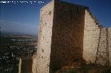 Muralla de Jan. Torren de Vendrines. Desde extramuros