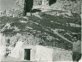 Cerro de Santa Catalina. Foto antigua. Cueva