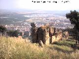 Muralla de Jan. Torren Norte VII. Como continua la muralla desde este torren