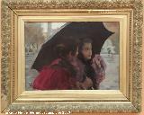 Museo Provincial. Confidencias bajo el paraguas. F�lix Mestres Borrell